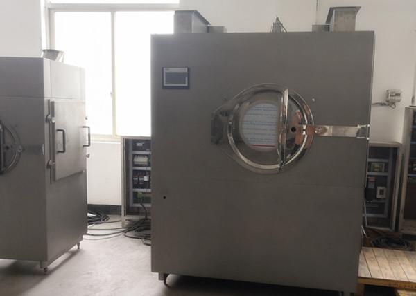 Stainless Steel Pill Pellet Coating Machine High Efficiency 5.5kw Motor Power