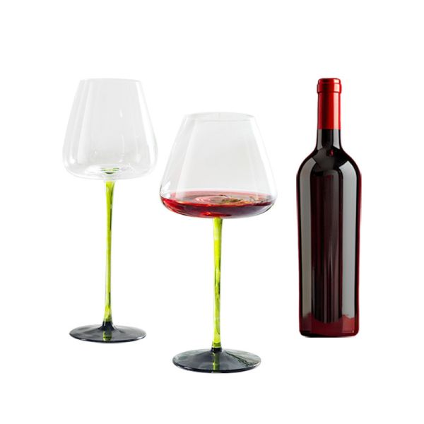 Custom Logo 4-Pack 12oz Lead-Free Crystal Clear Wine Glasses - Durable & Stylish for Any Occasion