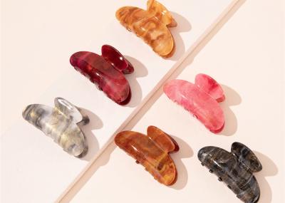 Acrylic girls ins star hair clip accessories colorful cross-border women's ponytail clip headwear OEM logo