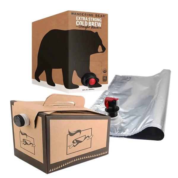 Aluminum Foil Composite BIB Bag In Box BIB Pouch For Light Protection Freshness Preservation