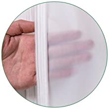 Translucent Clothes Are High Quality And Dustproof Recycled Poly Custom Hanging Garment Cover Bag White