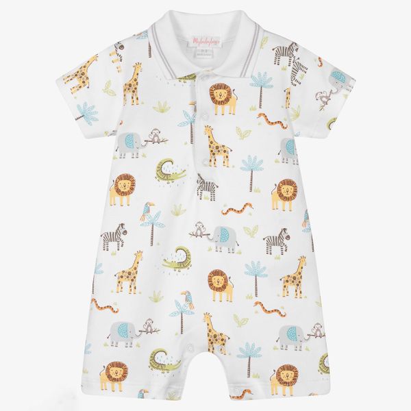 Baby boys summer clothes 100% cotton Polo Collar Baby Romper custom bodysuits Printed Body Suit Baby clothes for Newborn