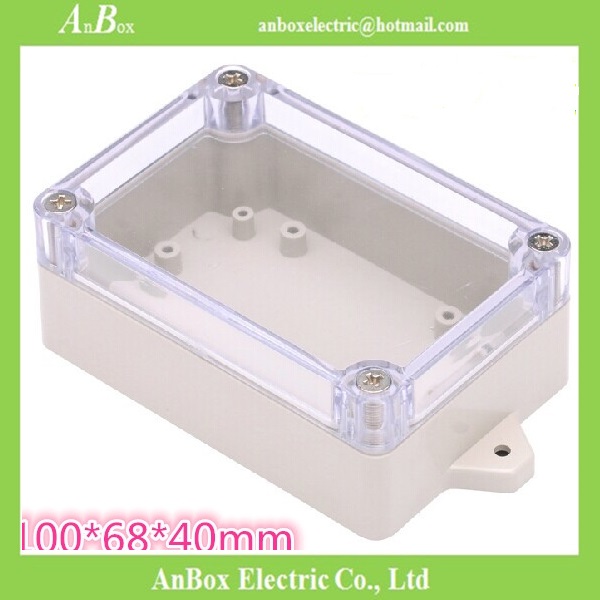 100*68*40mm IP65 electrical clear wall mount electronic design case
