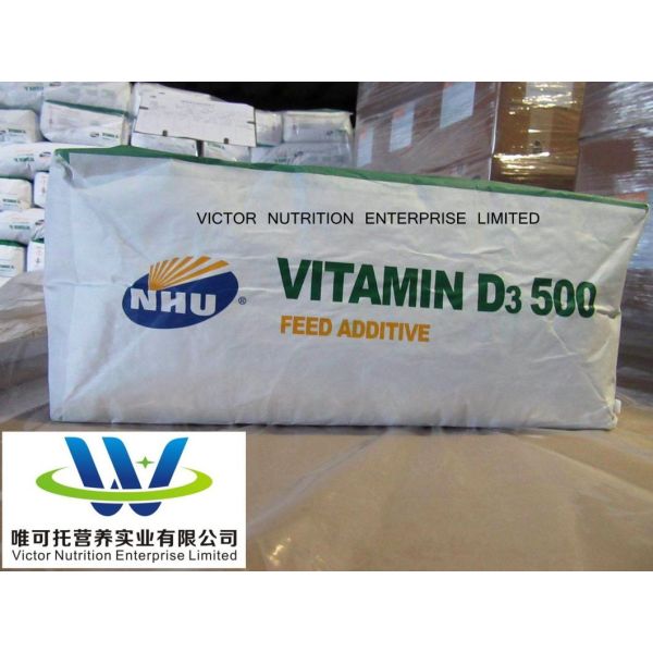 5000tons/Month Output Feed Grade Vitamin D3 Powder 500 for Optimal Animal Nutrition