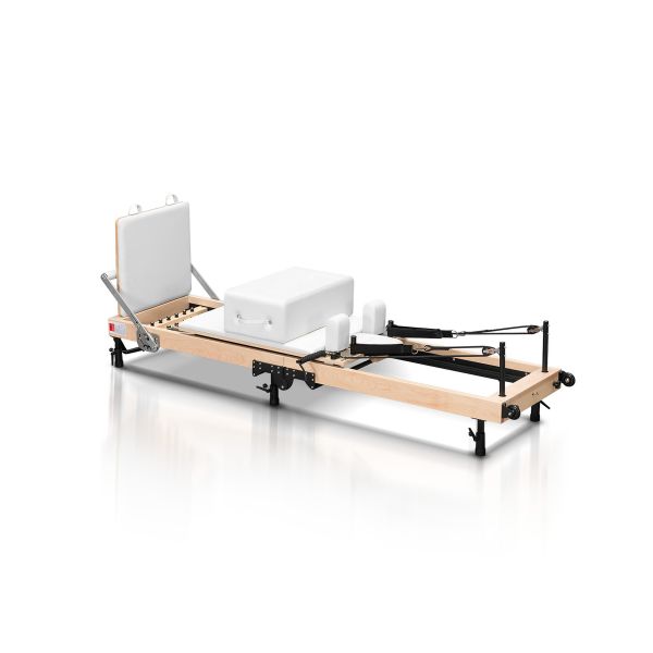 Portable Foldable Maple Pilates Reformer U+PL015C with Quick Setup Frame