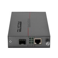 10/100M PoE Fiber Optic Ethernet Media Converter LC Fiber SFP Megabit Unmanaged