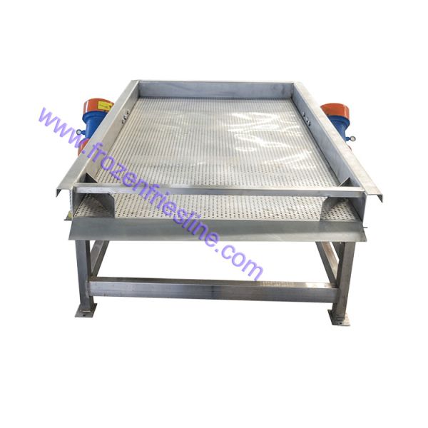 Vibration Vegetable Dewatering Machine 1000kg/H Potato Chips Drying Machine