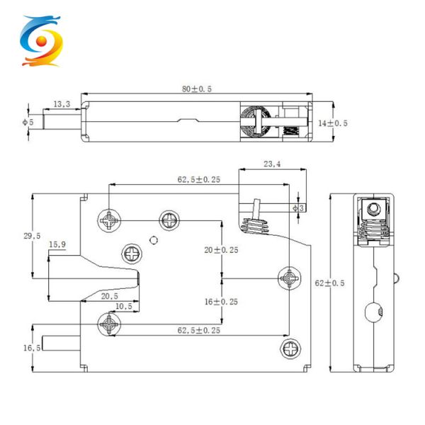 анти- умного замка шкафа 12V электрическое умное подсматривает функция