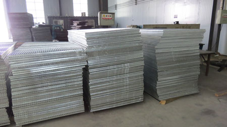 placa de rejilla galvanizada del metal de la inmersión caliente 19w4 para la cubierta del foso