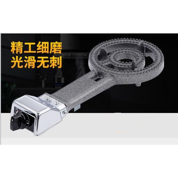 Газовая плита литого железа горелки высокого давления одиночная для ресторана