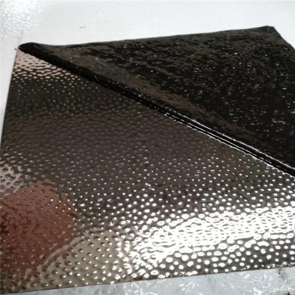Reflecting irregular wavy metallic panels hammered stainless steel sheet mirror finish