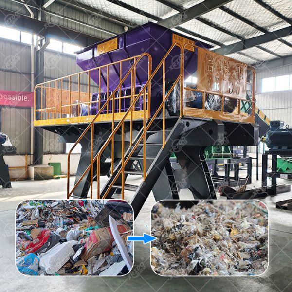 Xrido SRF Shredder for Industrial Waste Textile Leather Cloth