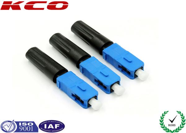 SC Single Mode Cable Assembly  Connector Long Boot 3.0 Mm FTTH Cable Supply