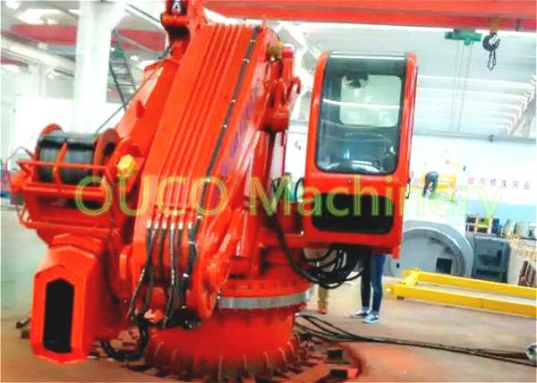 6T12M Foldable Telescopic Boom Ship Lifting Crane