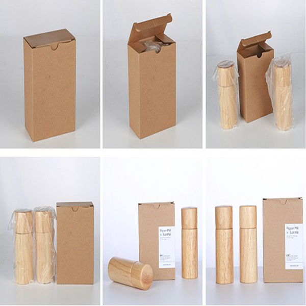 Точильщик перца устройства тар для хранения специи домочадца резиновый деревянный