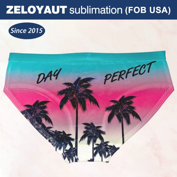 ZELOYAUT  Sublimation Luxury High Quality Comfortable Women's Panties Underwear for Women Waist Underwear