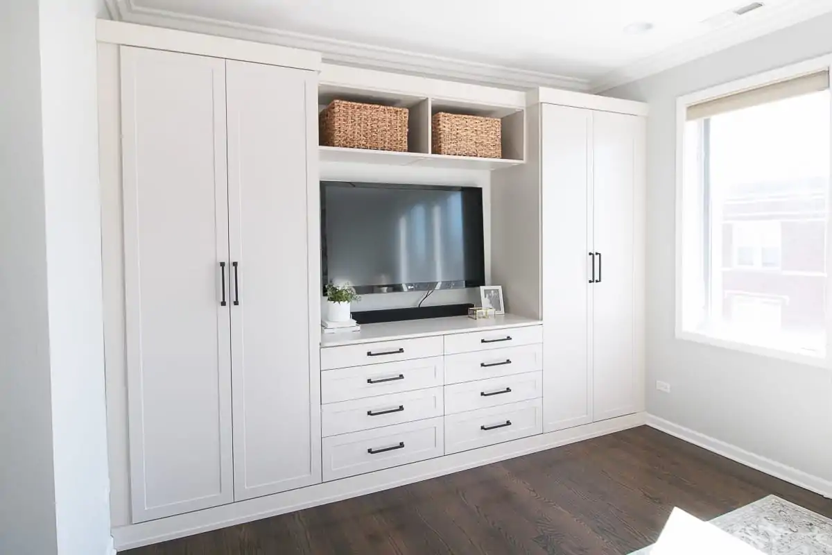 Hotel Walk In Closet Shelving Restroom Furniture Bedroom Cupboard