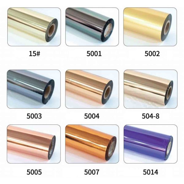 Gold Silver Generic Heat Transfer Film Hot Stamping Foil For Paper And Plastic