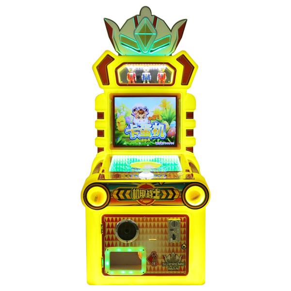 19 polegadas de crianças e adultos Arcade Game Mech Warrior Bull Card Machine