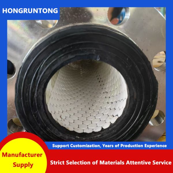 Ceramic Hose Heavy Duty Mining Delivery Durable Rubber Body High Temperature Tolerance