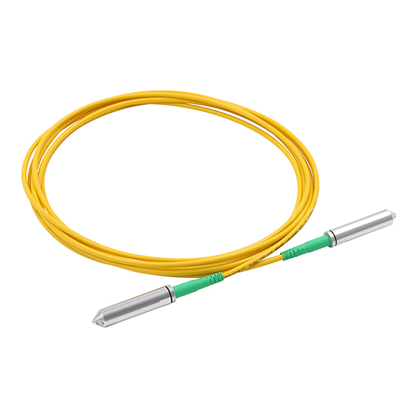 Вытягиваемый SC APC к SC APC Patch Cable Simplex Single Mode OS2 OFNR 3,0 мм Желтый