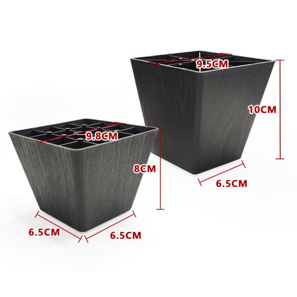 Plastic Feet Sofa Legs Table and Cabinet Plastic Parts Office Chair Plastic Parts Sofa Parts Furniture Legs