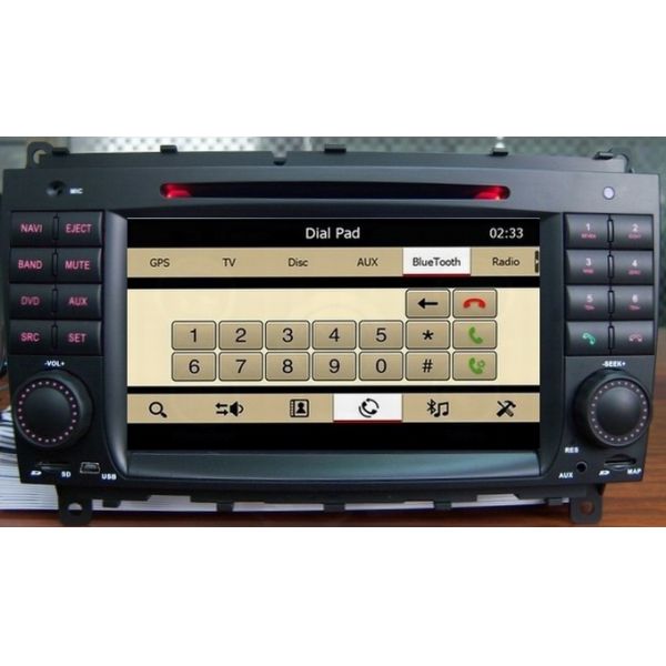 Car audio for Mercedes Benz CLK W209 /Benz CLS W219 body kit with iPod RDS radio mp3 player OCB-8812