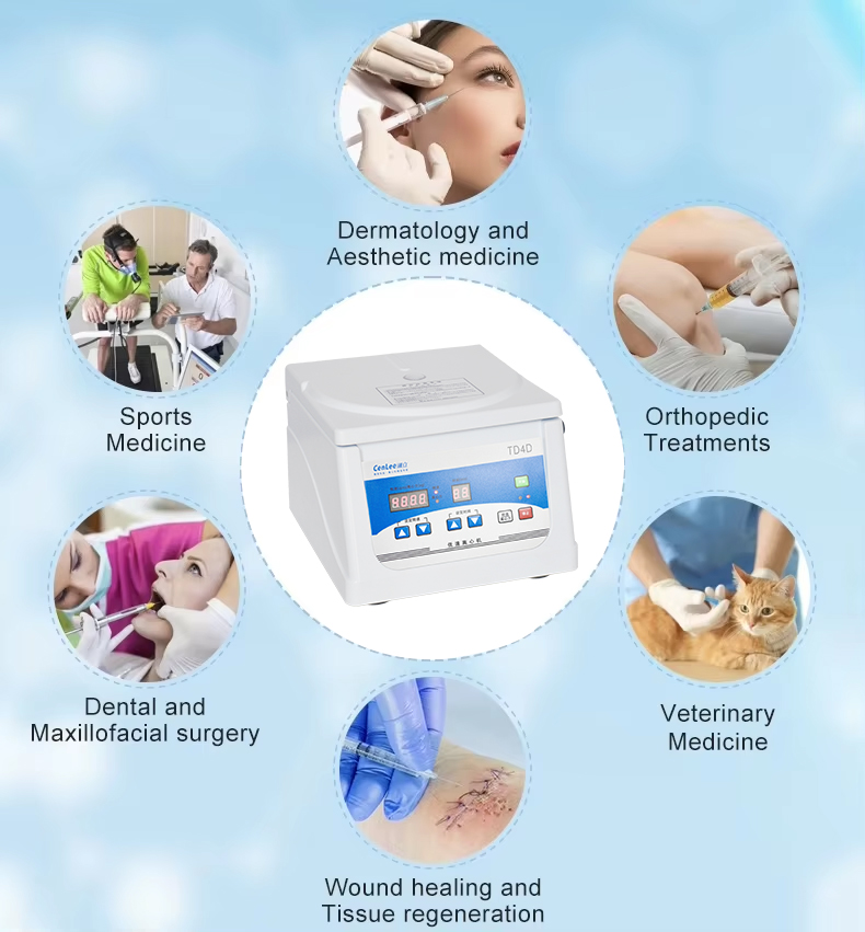 Economic Desktop 4000rpm Lab Centrifuge TD4D 2200xg Compact Size for Small Laboratory and Blood Testing