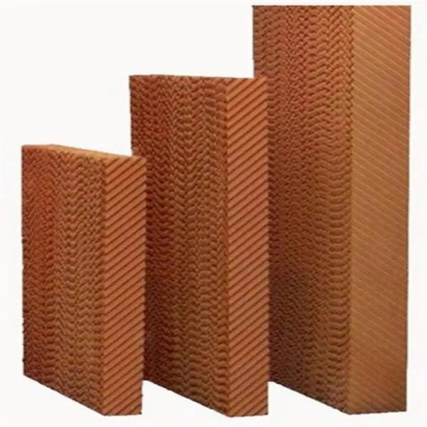 Big Sale Husbandry Honeycomb Cellulose Evaporative Cooling Pad for Greenhouse Cooling System With Brown Color 10mm