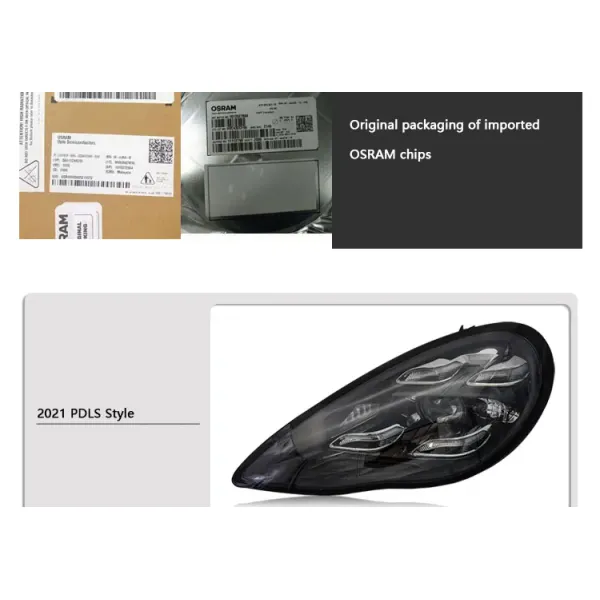 Для Porsche Panamera 970.1/2 Старый на новый 2010-2016 Обновление 2022 Матрицы светодиодные фары
