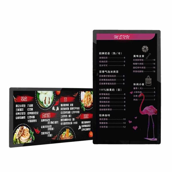 27 Inch Wall Mounted Digital Signage / Advertising Kiosk Stands Mall Advertising