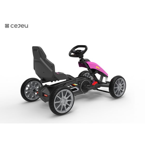 12V Battery Kids Go Karts Stroller for Toddlers Two-Seat Off-Road Car Toy