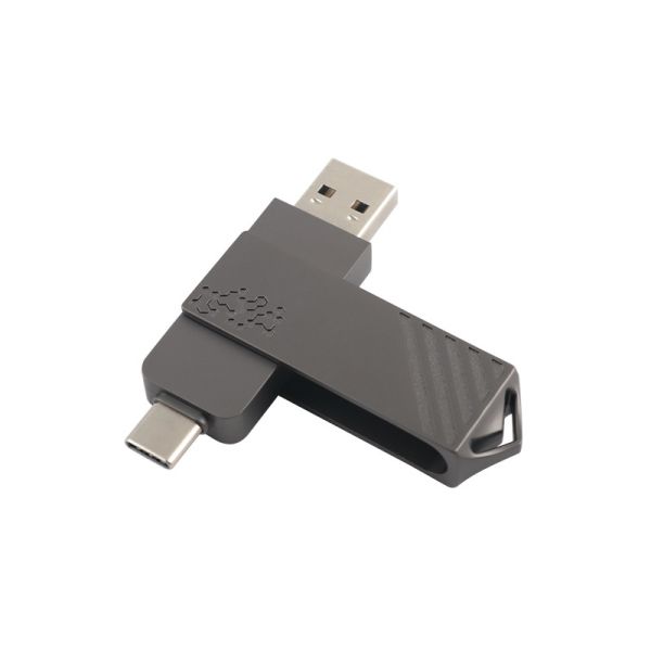 Металлический тип C USB флэш-накопители в форме винта Быстрая скорость может использоваться по телефону напрямую