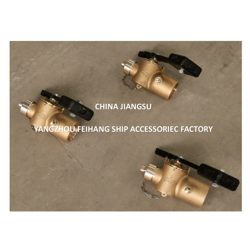 China DN50 CB/T3778-99 Sounding Self-Closing Valve & SOUNDING COCK THREADED ENDS Supplier - FeiHang Marine