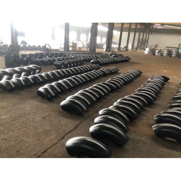 Ansi B16.9 3 4 90 Degree Elbow Bend Black Carbon Pipe Fitting Butt Weld Seamless