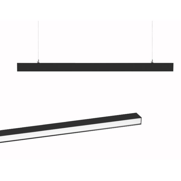 SMD2835 PC 6000K Ra80 Linear LED Ceiling Lights 120° Library 50000h Life