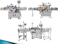 Máquina del control 25m/Min Round Flat Bottle Labelling del PLC