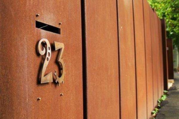Corrosion Resistant Corten Steel Sheet Metal Customized Size  For Landscape