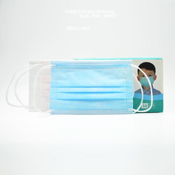 Disposable 3 Ply Face Mask , PP Non Woven Child Surgical Mask Eco Friendly