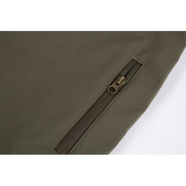Men's Fleece Lined Outdoor Cargo Pants with Zip Pockets and Stretch Fabric for Comfort