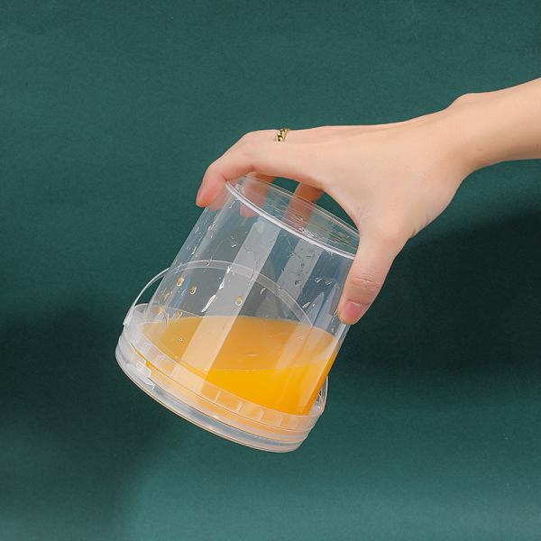 Plastic Deli Containers With Lids Ice Cream Containers Buckets Square Food Storage Containers Freezer Safe For Kitchen Party Drinks Snacks Fruits Desserts