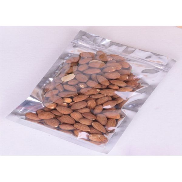 Customized Printed Flat Bottom Plastic Pouch Packaging For Potato Chips 500G