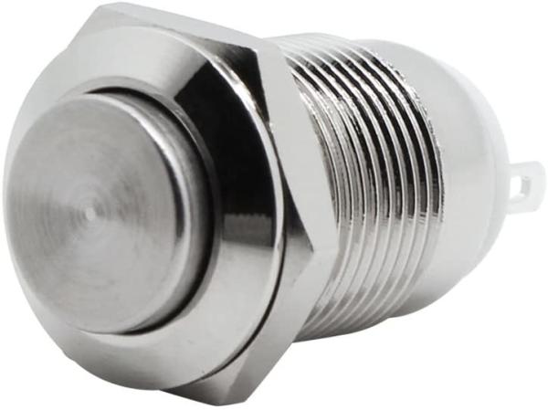 19mm Latching Metal Push Button Switches On Off Illuminated Dot Light