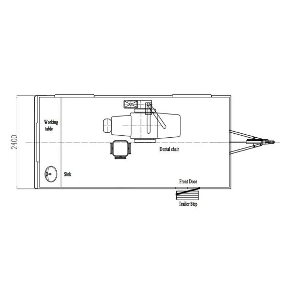 Kingrun Mobile Blood Donation Truck , Hospital Physical Examination Vehicle