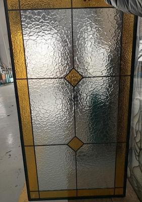 Decorative door inserts thickness 25.4MM  with brass came