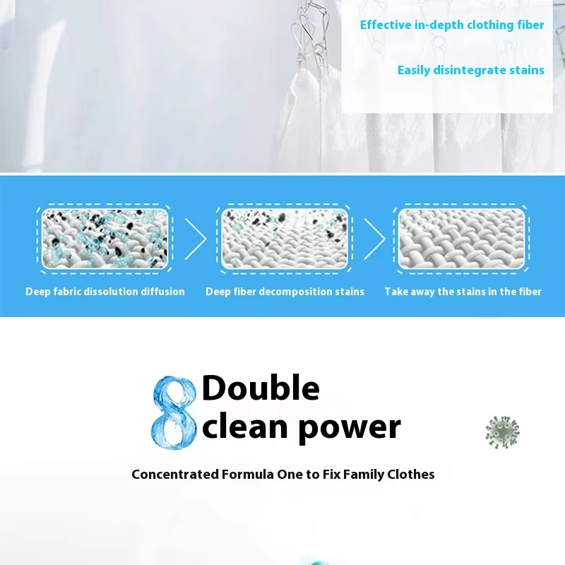 Factory Direct Sale Lavender Deep Cleaning Gel Pods with Low Foam Easy Rinse and Color Protection Laundry Pods