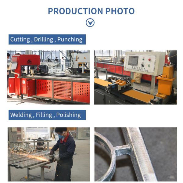 Современные ворота трубы утюга, жарят главный вход новых дизайнов чугунный