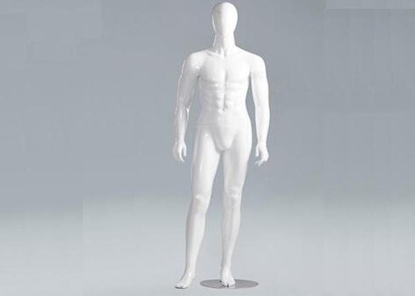 Fiberglass Male Standing / Seating Full Body Mannequin For Clothes Shop