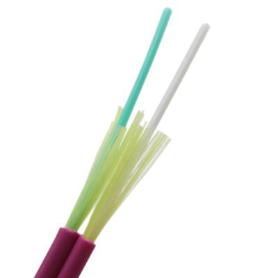 0.9mm 2 Core Indoor Fiber Optic Cable Om1 Om2 Om3 Om4 Simplex