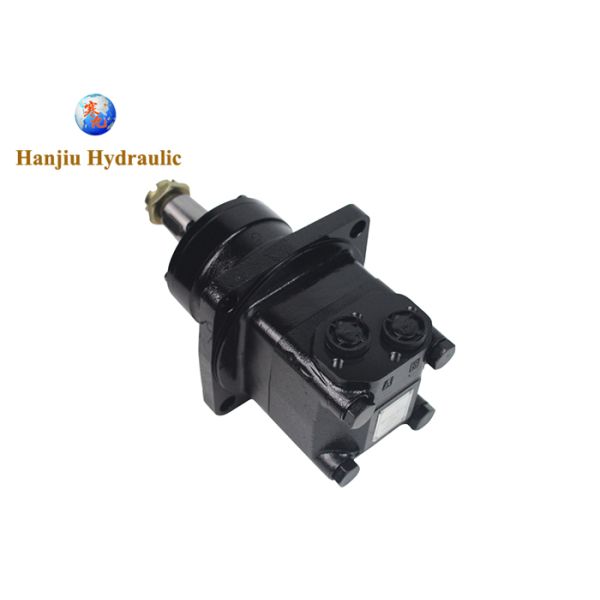 Moteur à roue hydraulique BMT, BMT-500-W-T-D, 500 ml/h, bride à roue à 4 boulons, arbre cône 1:10, G 3/4 Port à main pliable, rotation standard